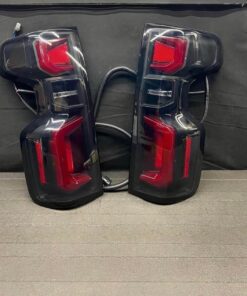Chevrolet Silverado Taillights Black Smoke