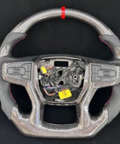 GMC with AT4 carbon steering wheel